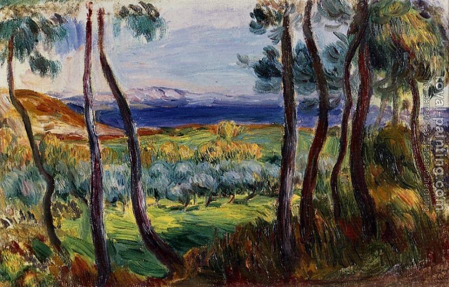 Pierre Auguste Renoir : Pines in the Vicinity of Cagnes